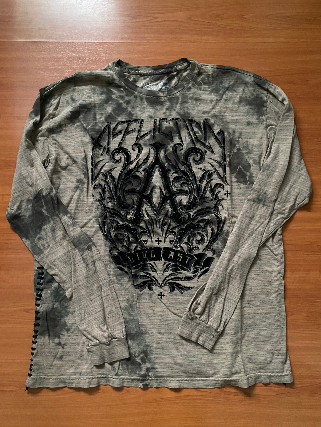 Y2K Afflication Grunge Graphic Long Sleeve T-Shirt