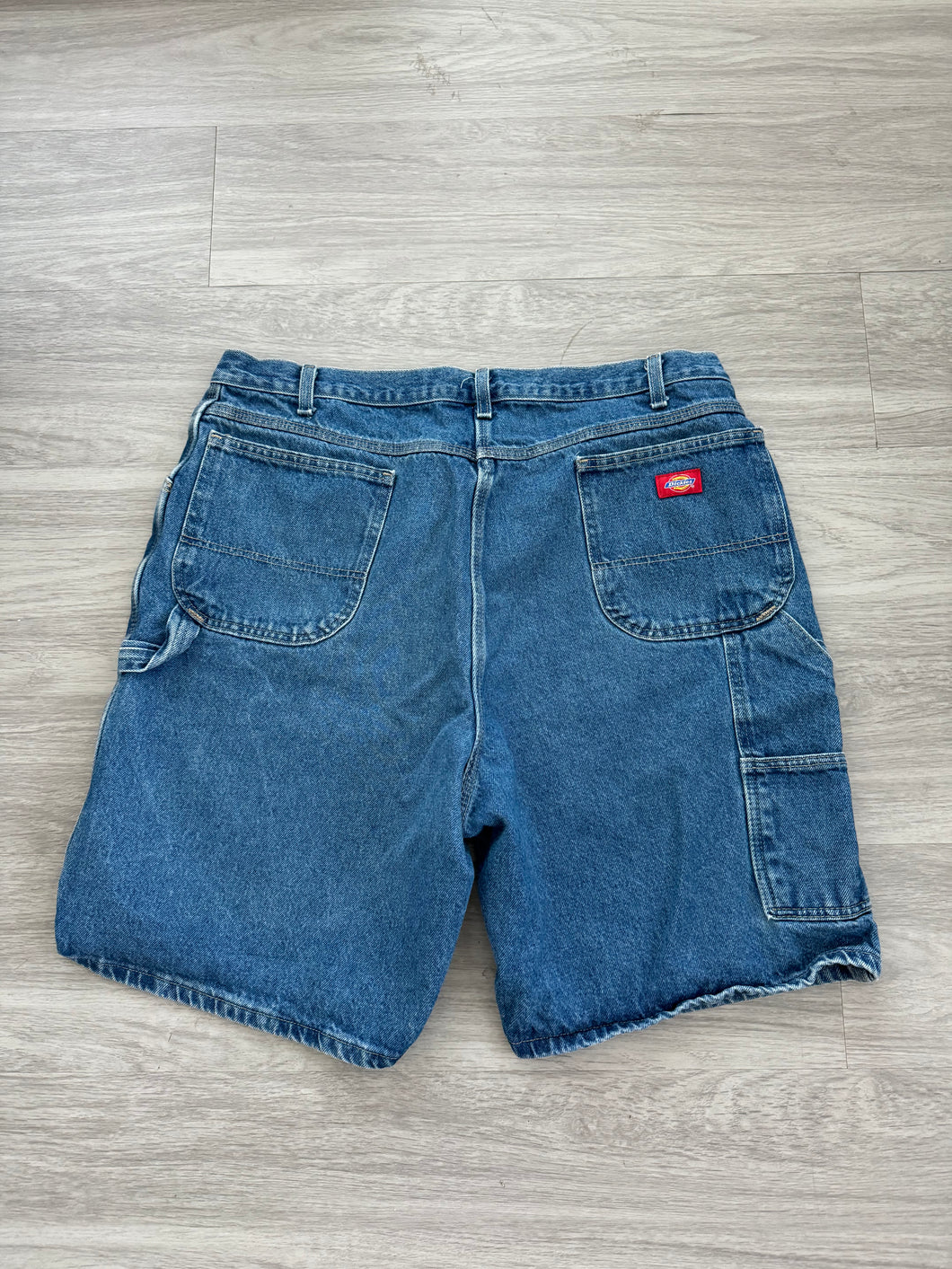 Y2K Dickies Carpenter Utility Denim Blue Jean Shorts